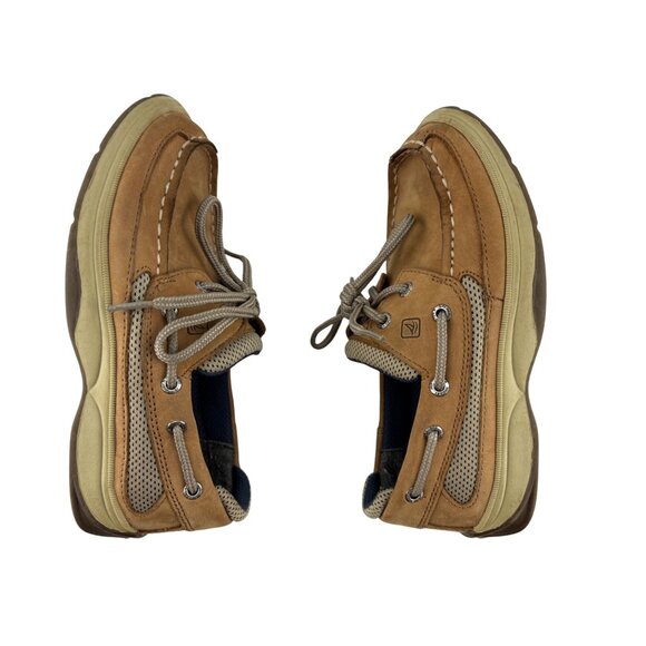 Sperry Top-Sider Kids Lanyard Loafer Boat Shoes Boys Size US 2 M Tan Leather - Picture 10 of 11